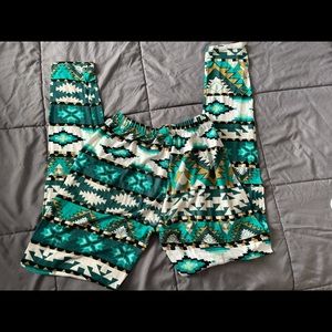 Aztec leggings